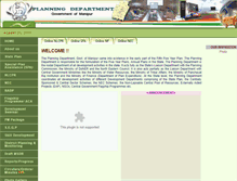 Tablet Screenshot of planningmanipur.gov.in